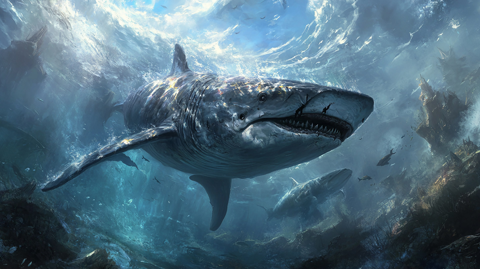 Visual Delight: Whale Shark Ultra HD Backdrops