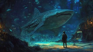 High-Resolution Whale Shark Pictures in 16:9 Format