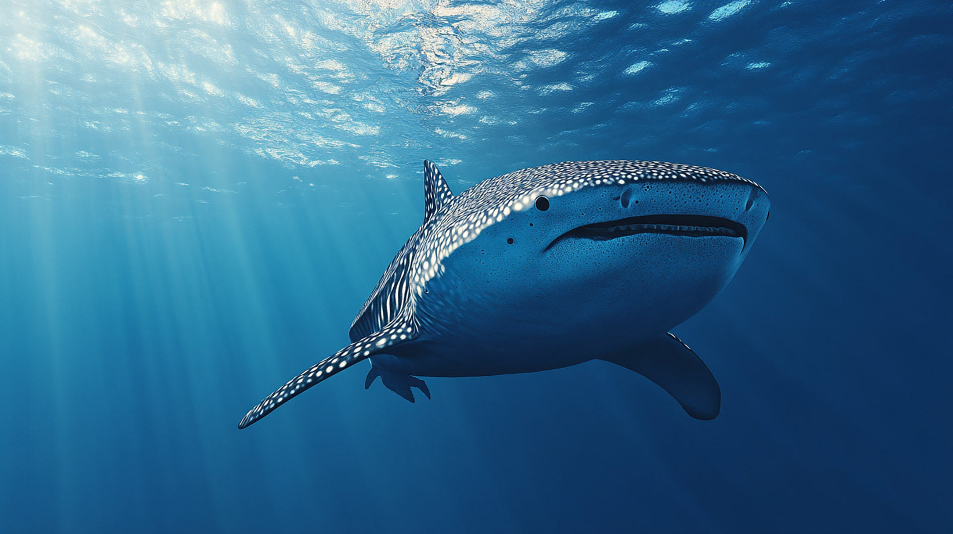 Gorgeous Whale Shark Desktop Backgrounds in 8K