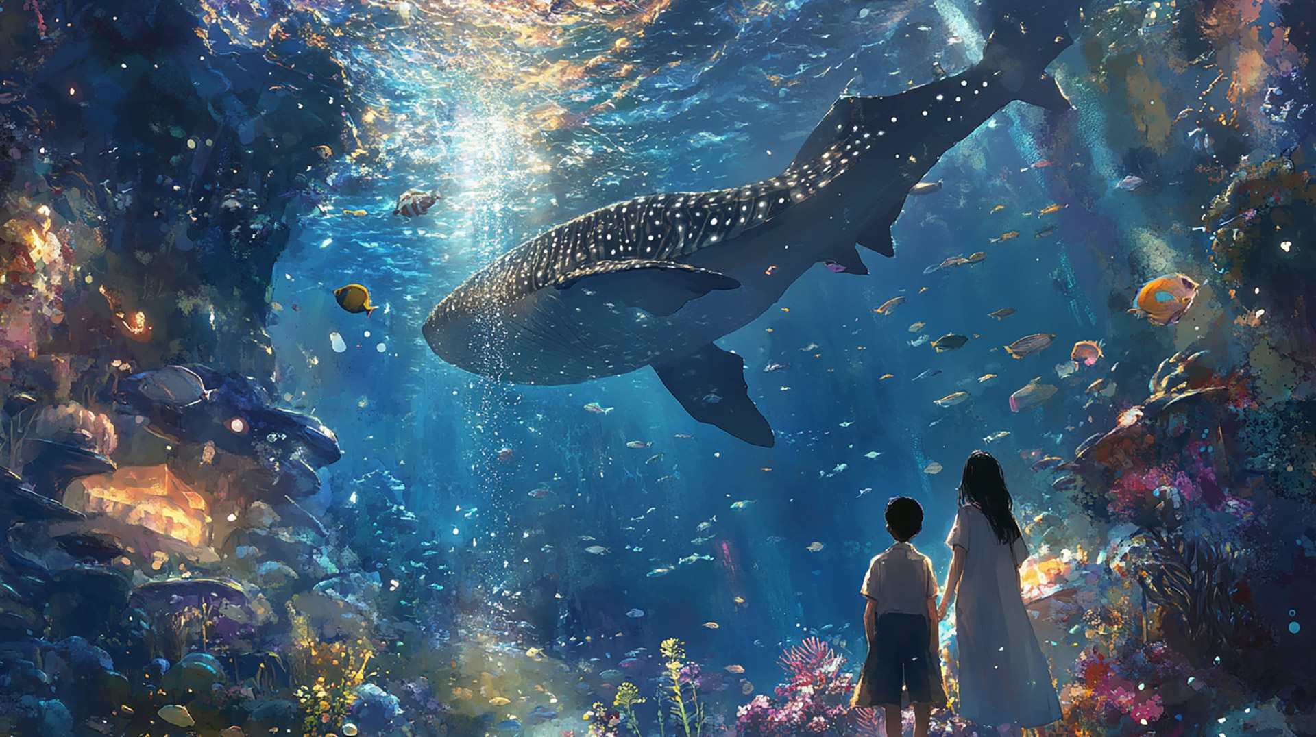 Breath-taking Whale Shark Wallpapers for Ultrawide Screens