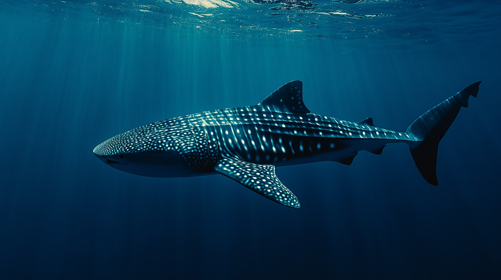 Aesthetic Whale Shark Wallpaper in 4K for PCs