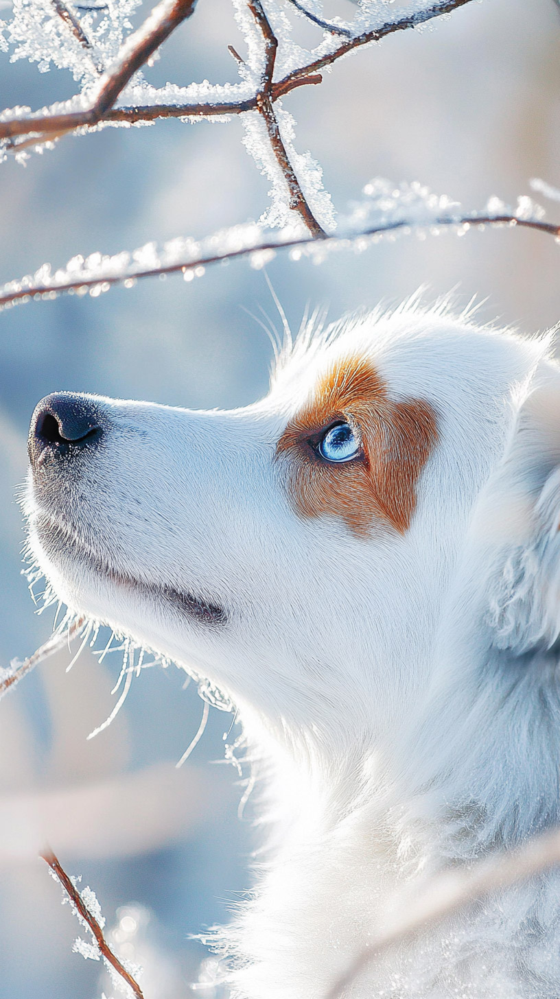 Australian Shepherd Wallpapers for Android – Winter Edition