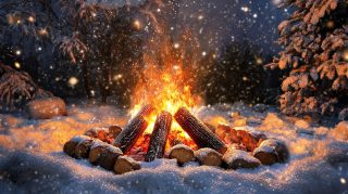 Download Free Winter Campfire Photos in Ultra HD